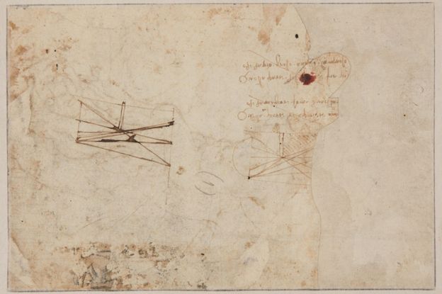 A fost descoperită o schiță a lui Leonardo da Vinci