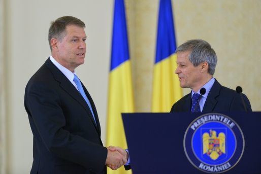 Klaus Iohannis: Cioloş – o variantă bună pentru funcţia de premier