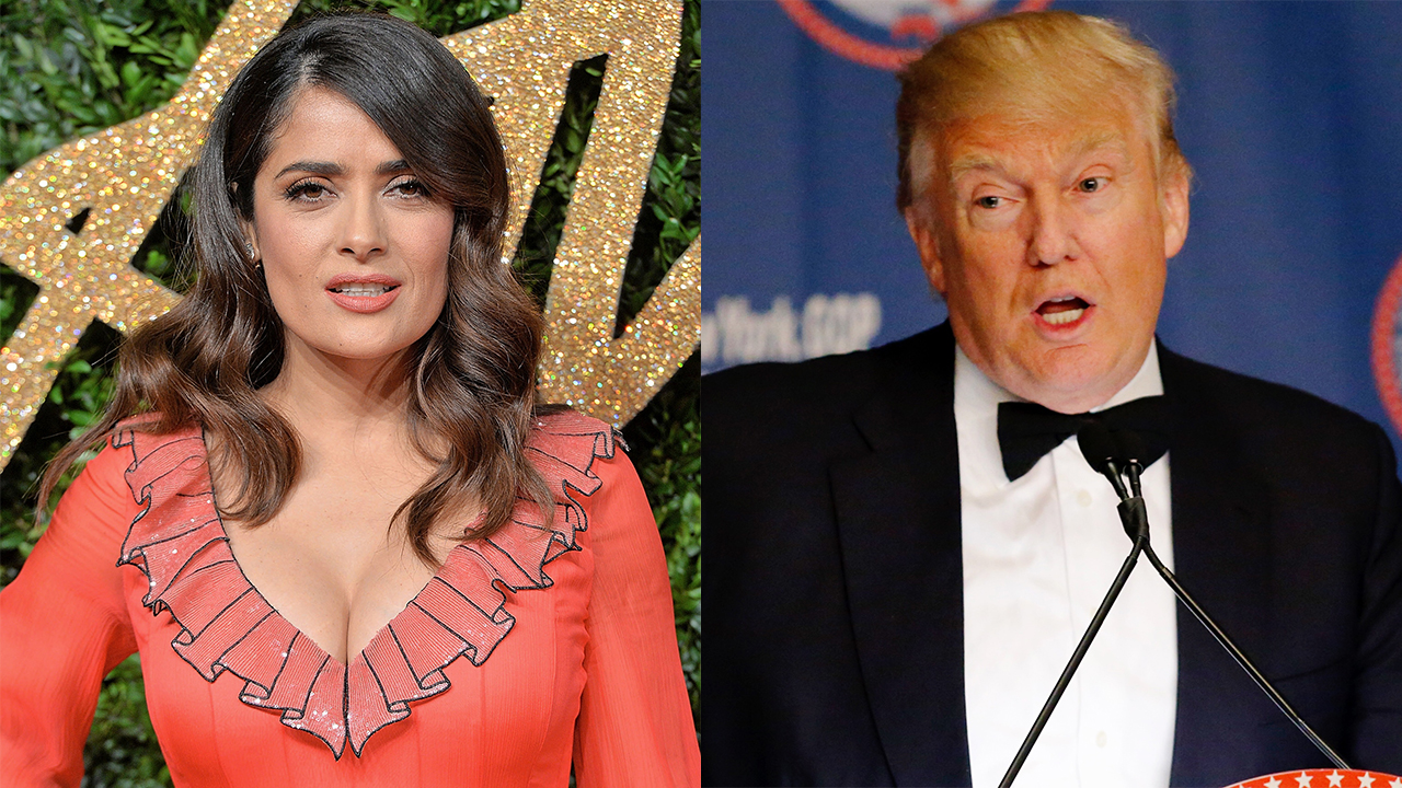 Salma Hayek îl acuză pe Donald Trump că a inventat o poveste despre ea după ce actrița a refuzat să iasă cu el