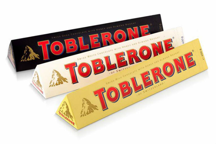 Ciocolata Toblerone, mai ușoară în Marea Britanie, după Brexit