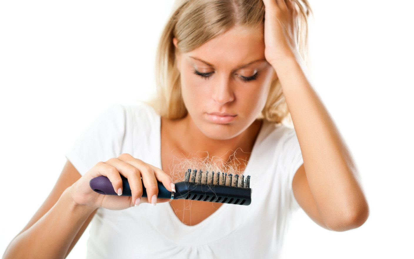 Stresul și oboseala sunt printre factorii care duc la căderea părului