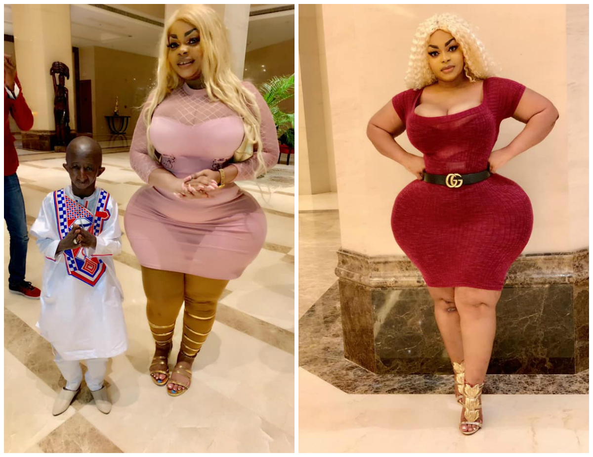 Modelul Eudoxie Yao și cântărețul Grand P, cuplul bizar de pe Instagram. Ea este de două ori mai înaltă decât el, dar susține că se iubesc. Imaginile i-au uimit pe toți