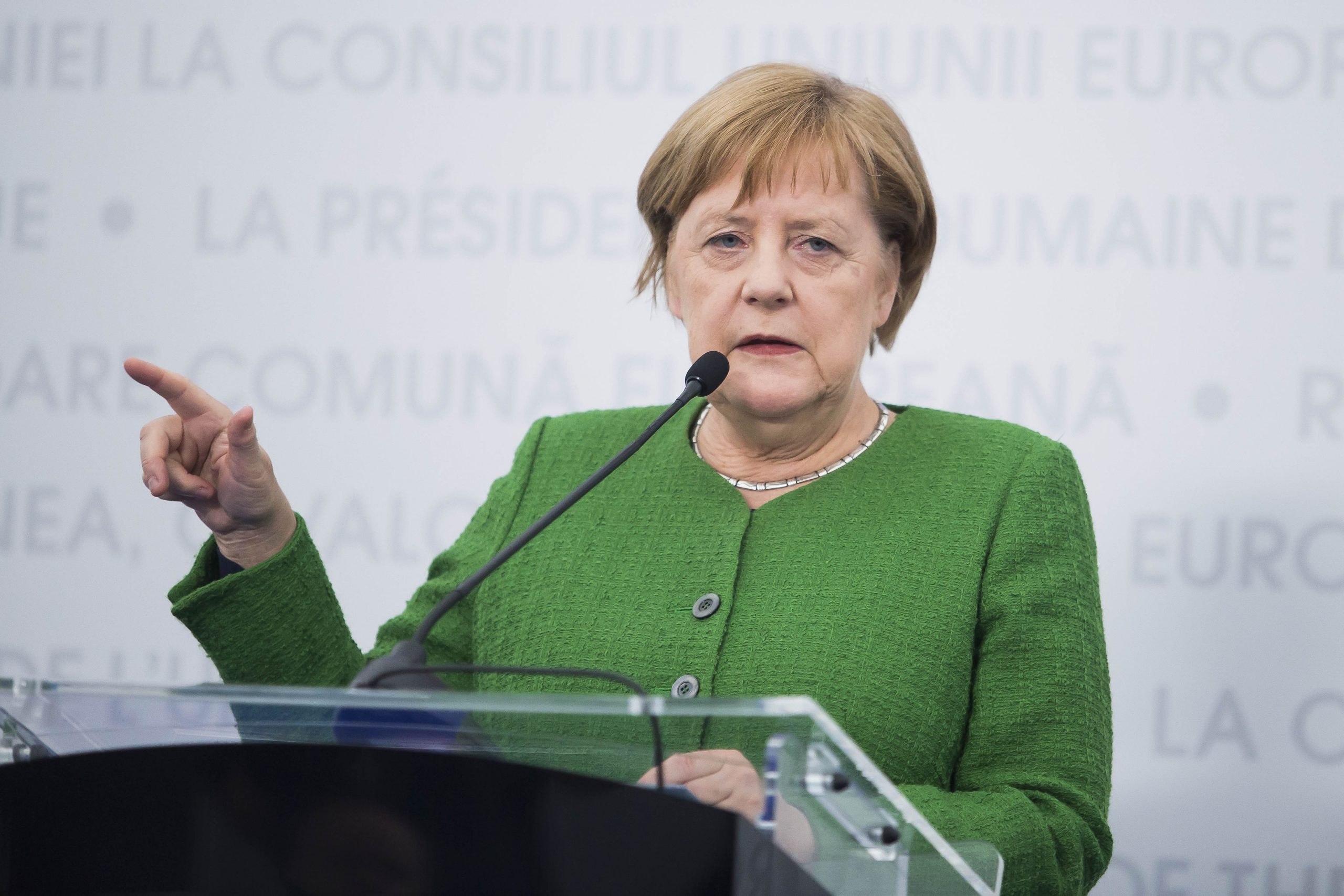 Angela Merkel la Sibiu, 9 mai 2019. Inquam Photos / Ovidiu Dumitru Matiu