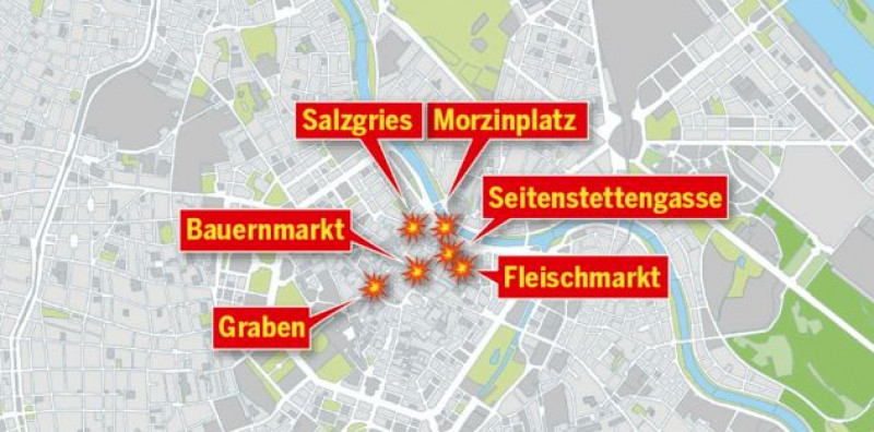 Teroriștii au deschis focul în șase locuri din Viena