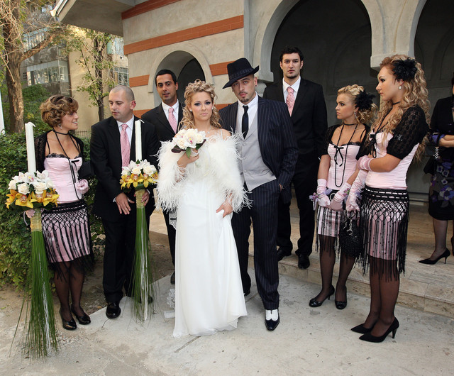 CRBL și Elena, imagine din ziua nunții