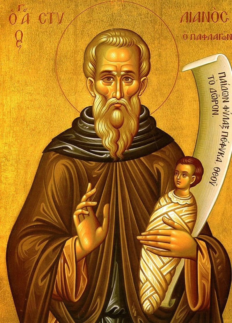 Sfântul Stelian a salvat mulți copii de la moarte prin rugăciunile sale