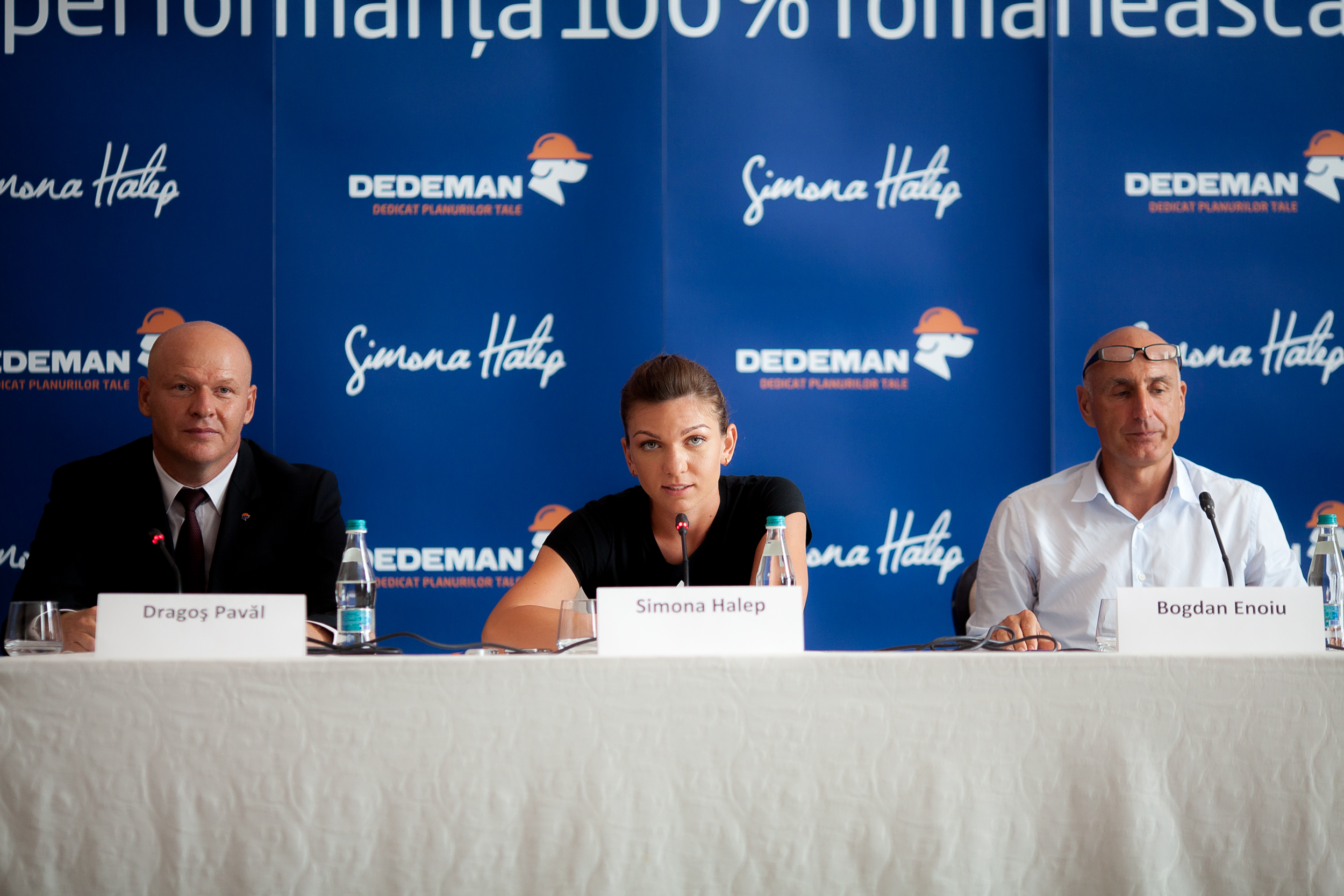 Conferința de presă ce anunța colaborarea dintre Simona Halep și Dedeman. Inquam Photos