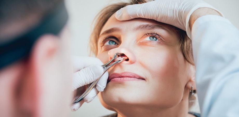 Deviația de sept presupune îngustarea fluxului respirator