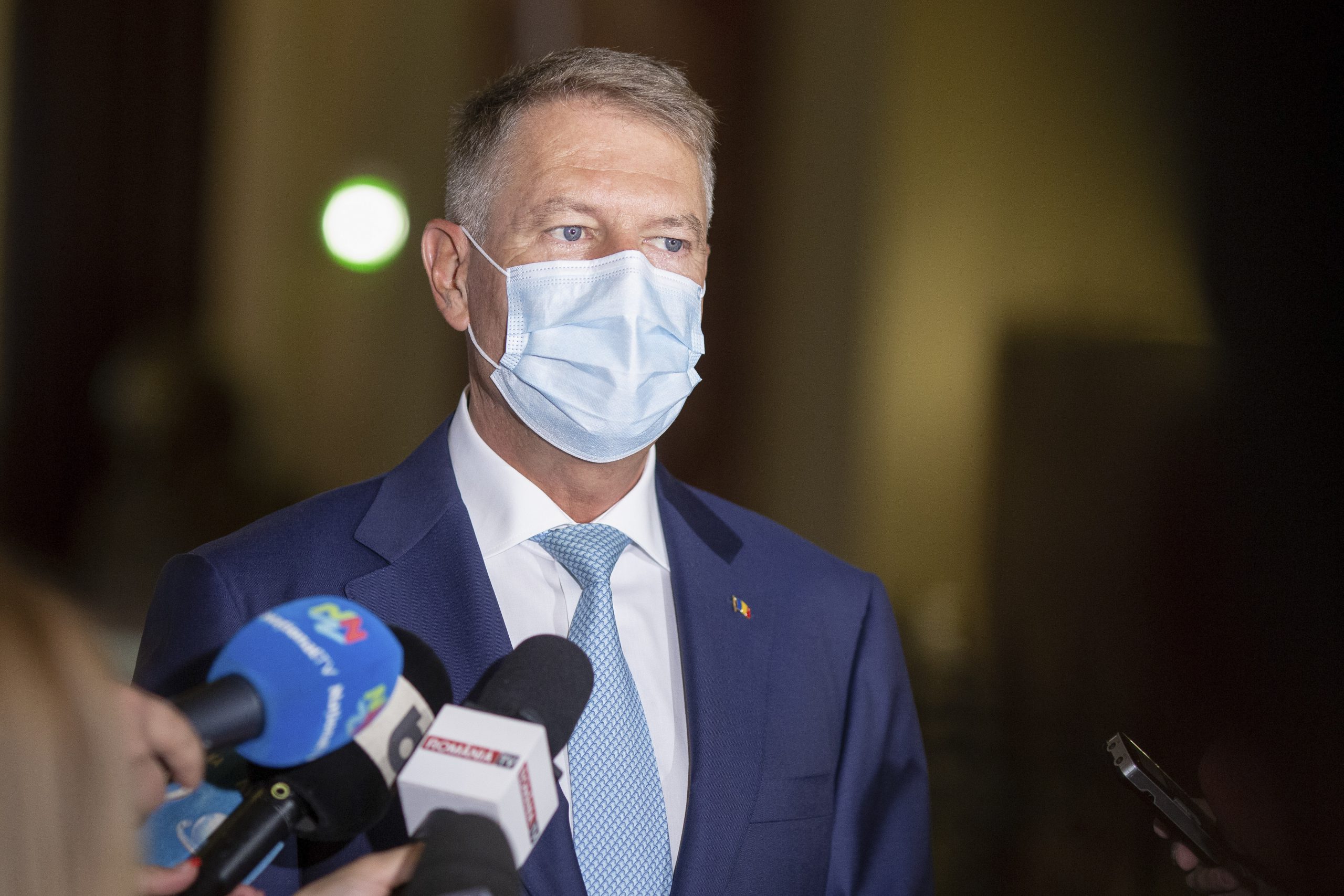 Preeședintele Klaus Iohannis a anunțat noi măsuri în România, în urma creșterii numărului de infectări cu noul coronavirus. Inquam Photos / Ilona Andrei