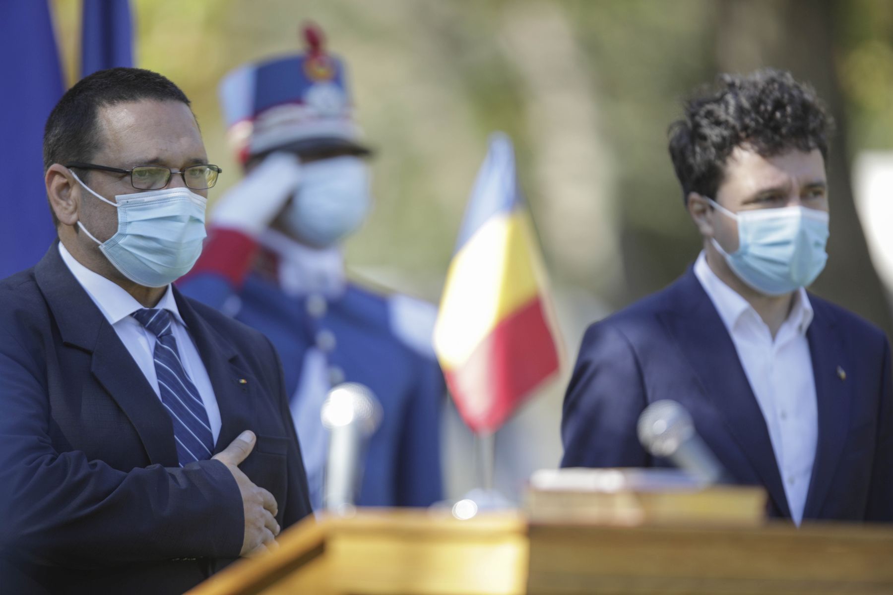 Traian Berbeceanu, prefectul Capitalei și Nicușor Dan, primarul general al Capitalei
