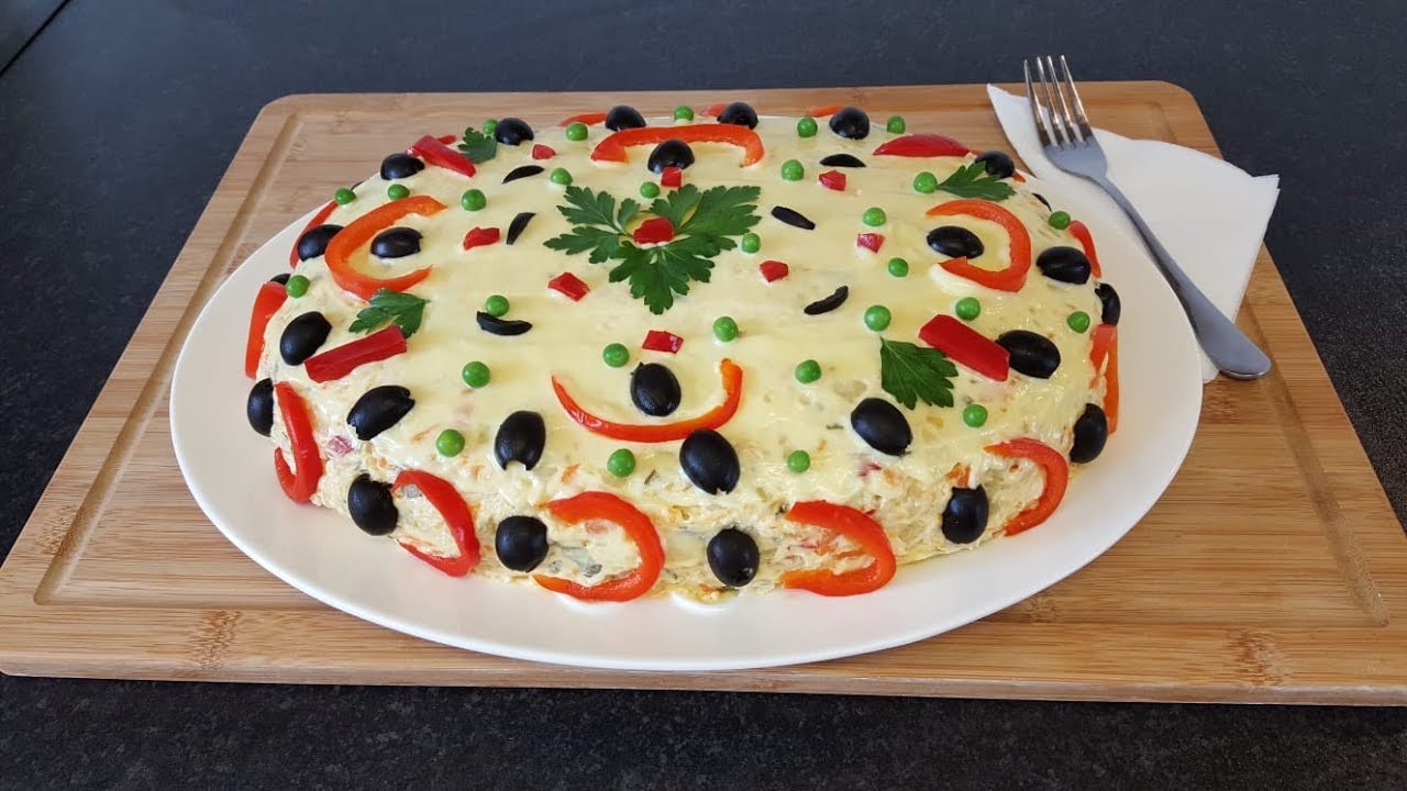 Salată de boeuf ornată