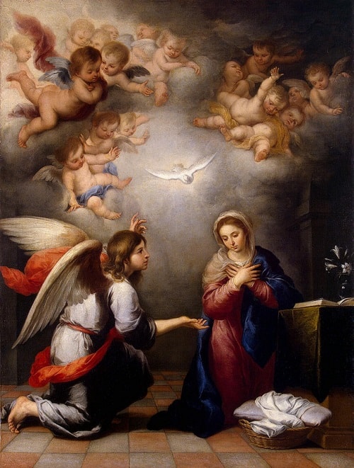 Sfântul Arhanghel Gavriil, în vizită la Maria