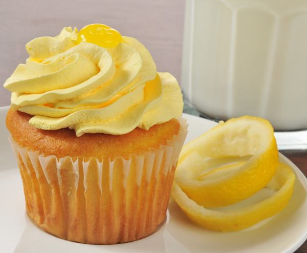 Cupcakes cu mousseline de lămâie