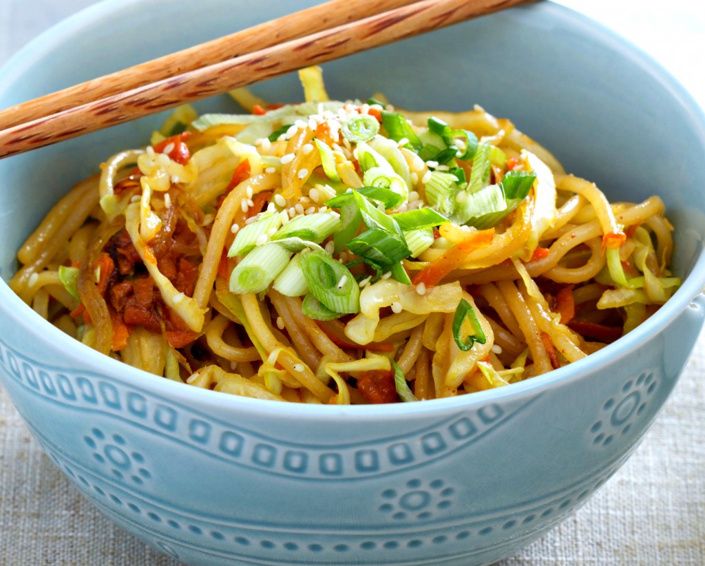 Rețetă de țăieței (noodles) cu susan