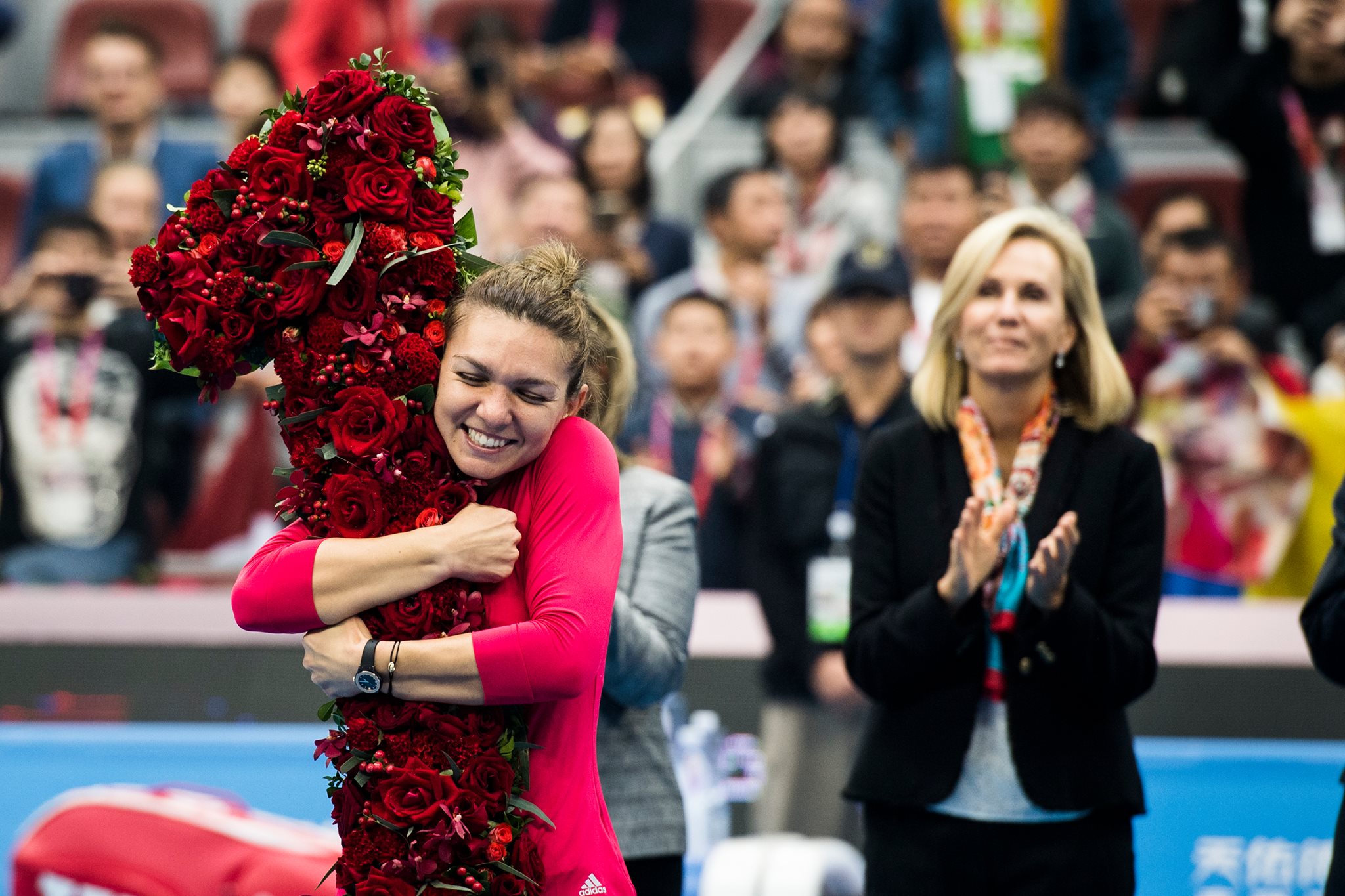 Momentul în care Simona Halep a devenit locul 1 WTA