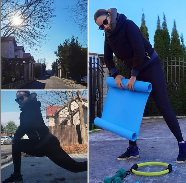 Andreea Marin obișnuiește să facă zilnic mișcare în aer liber