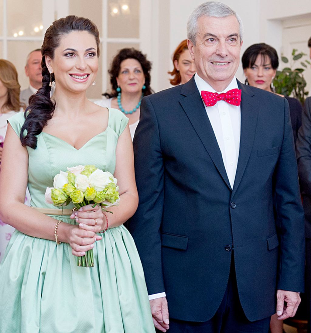 Călin Popescu Tăriceanu și cea de-a cincea soție a sa