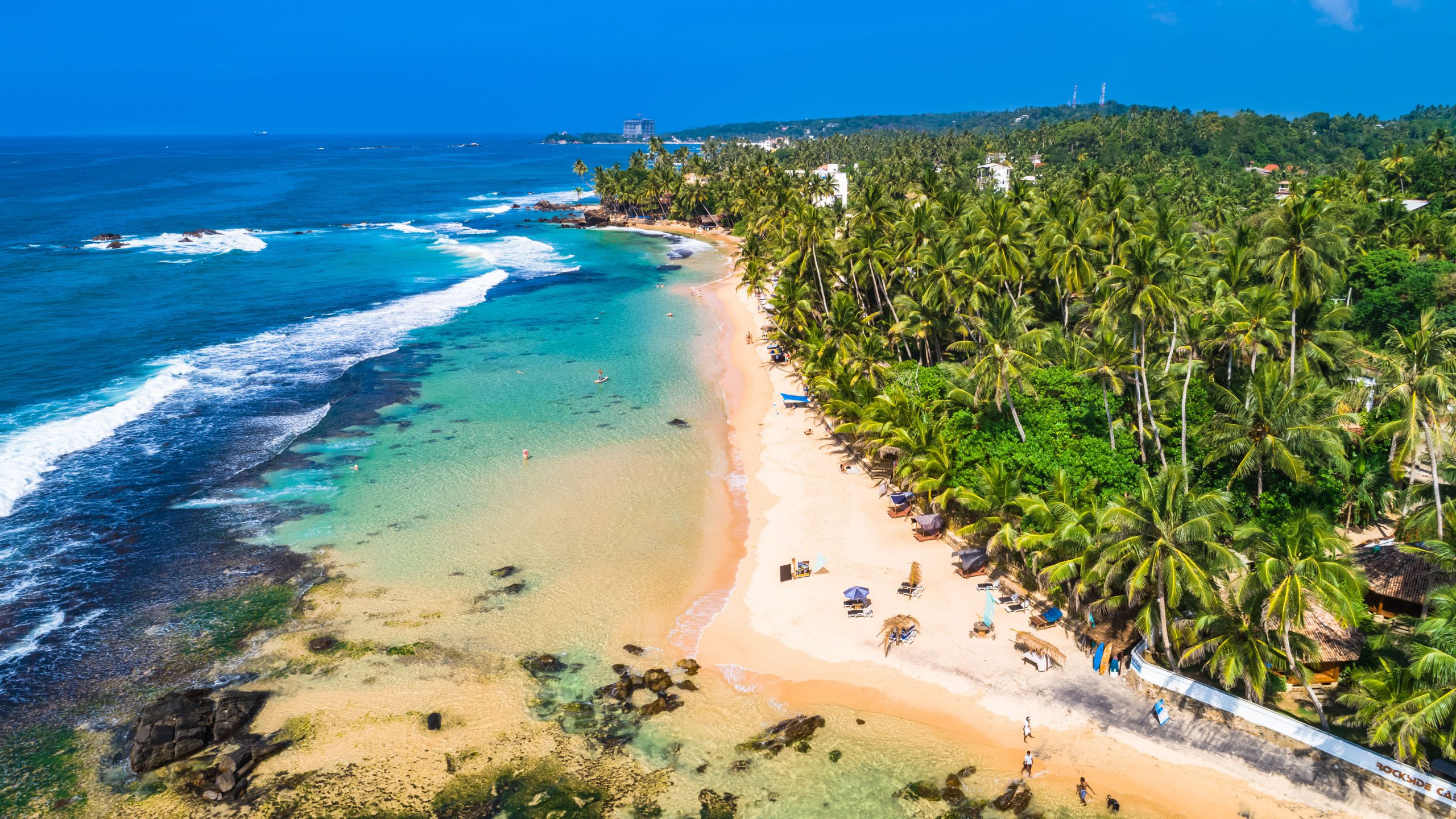 Plajă exotică în Sri Lanka