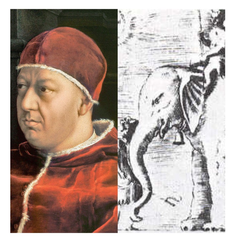 Ce este îngropat în curtea Palatului Papal