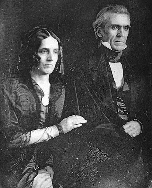 James Polk și soția sa, Sarah Childress Polk