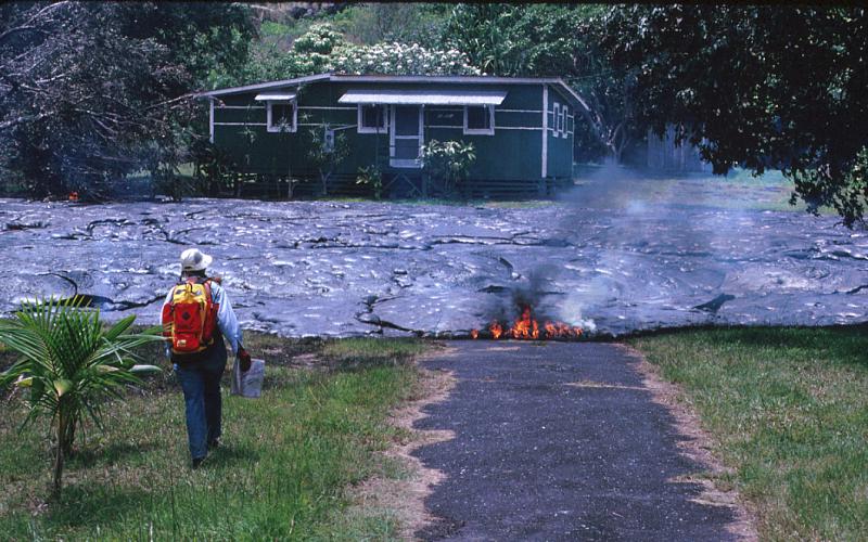 Top 6 locuri cele mai periculoase de pe Pâmânt. Kalapana, Hawaii