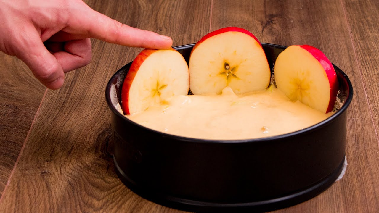 Cum asezam merele pentru a pregati prajitura de mere