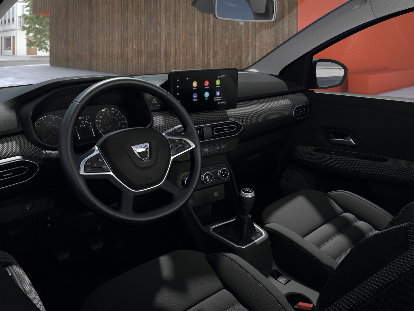 Dacia Sandero în 2021. Designul de la interior