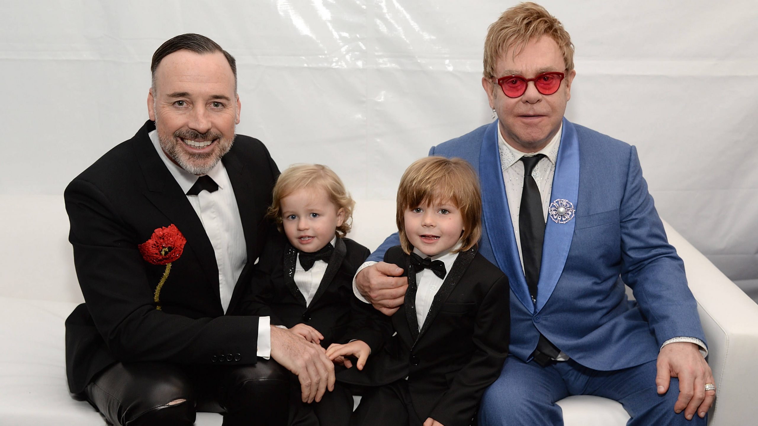 David Furnish, Elton John si cei doi copii ai lor