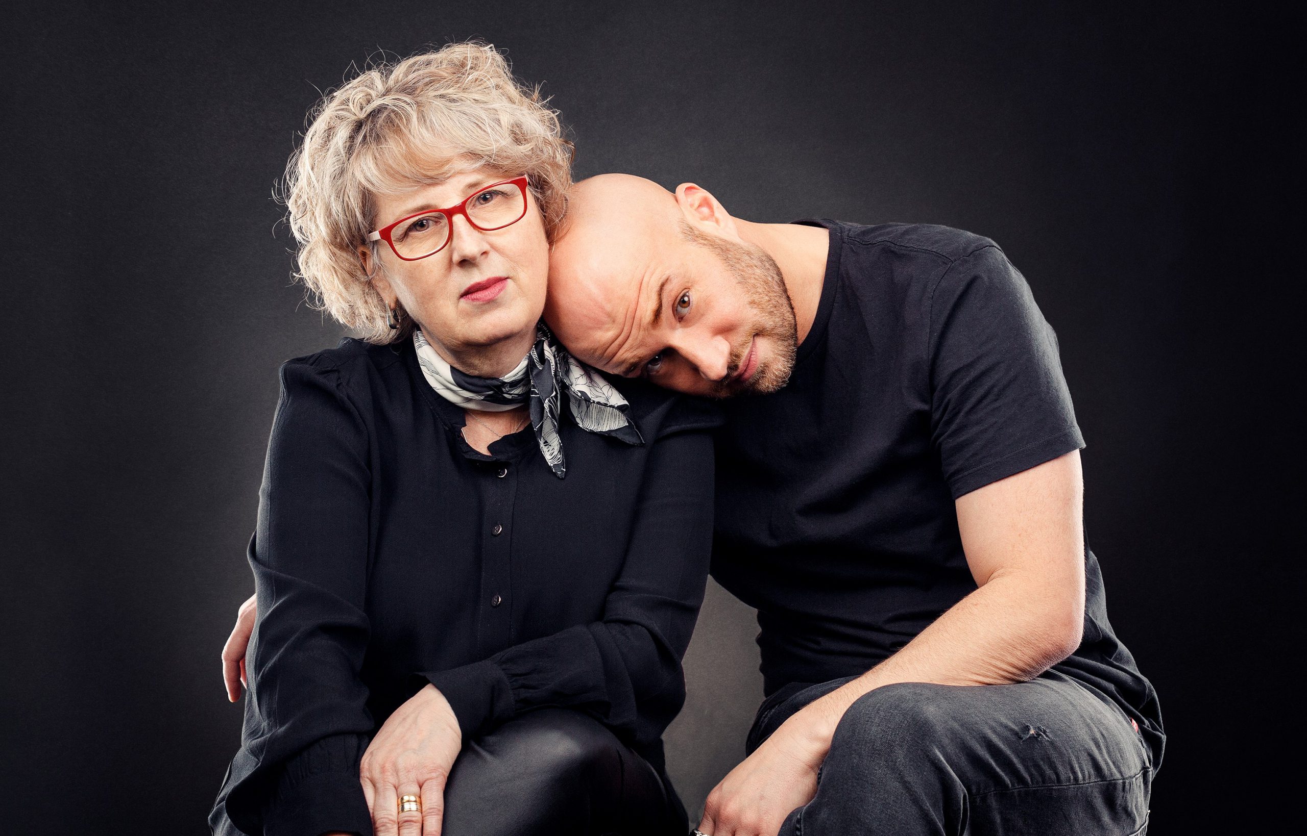 Mihai Bendeac si mama sa