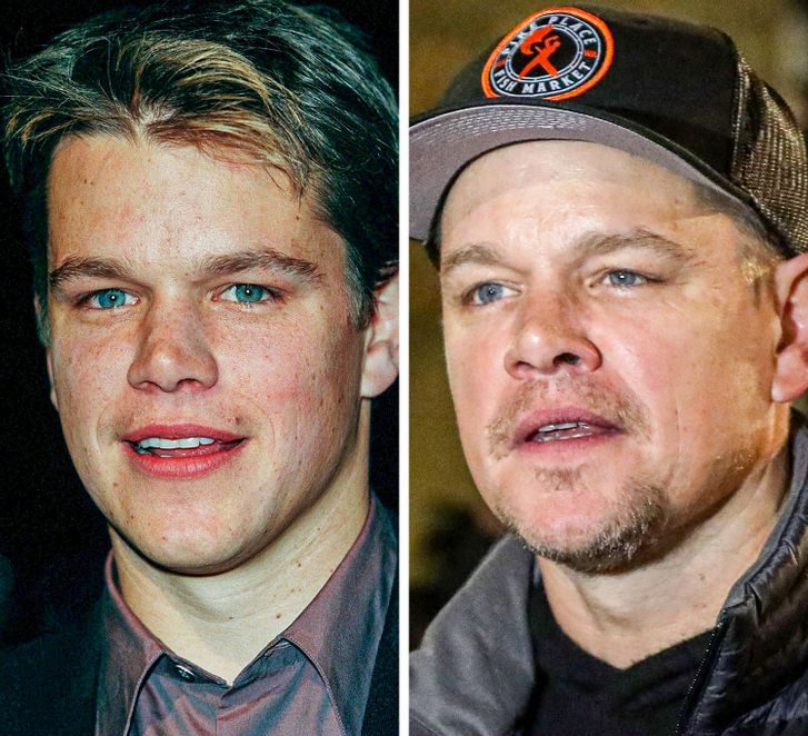 Matt Damon. 1997 vs 2020