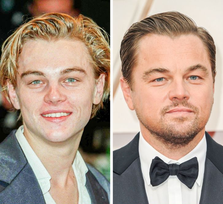 Leonardo DiCaprio. 1996 vs. 2020