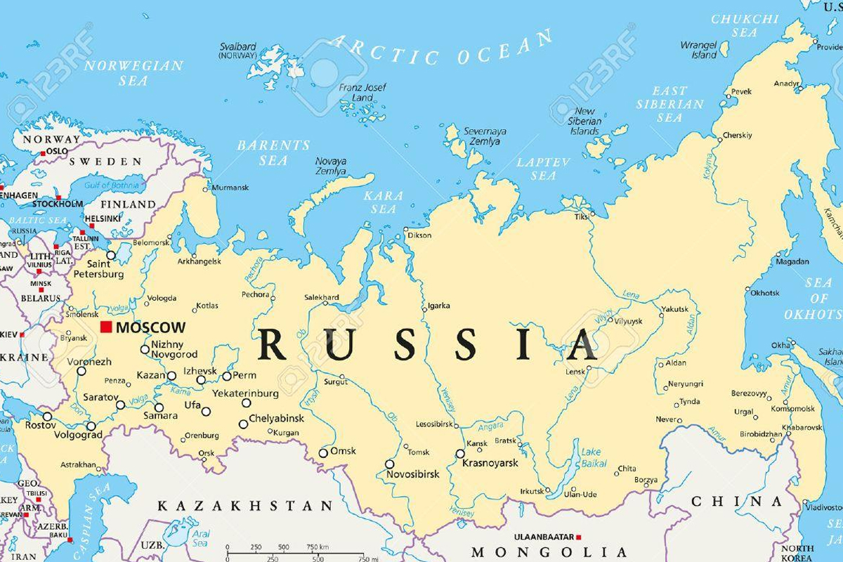 Rusia pe harta