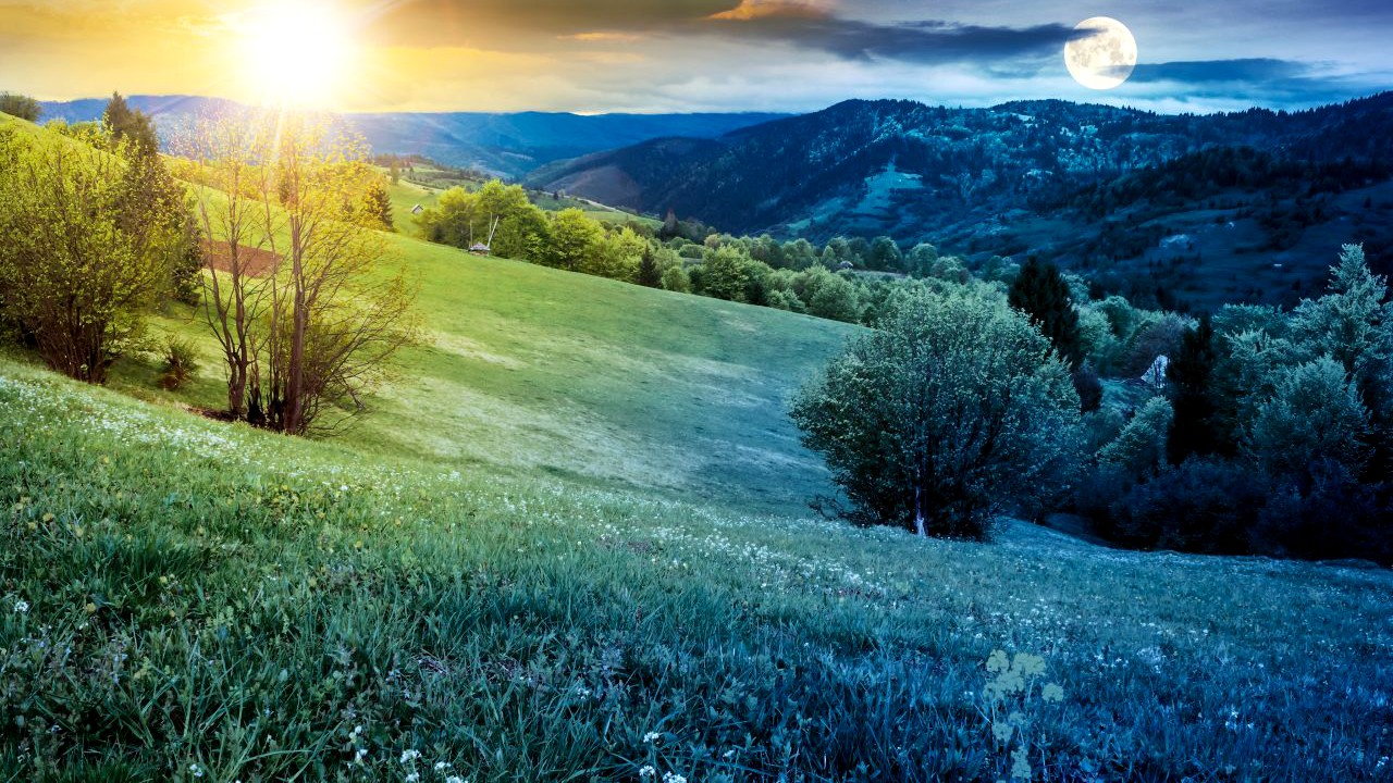 Echinoctiul de primavara  este momentul cand ziua si noaptea sunt egale in orice loc de pe Pamant