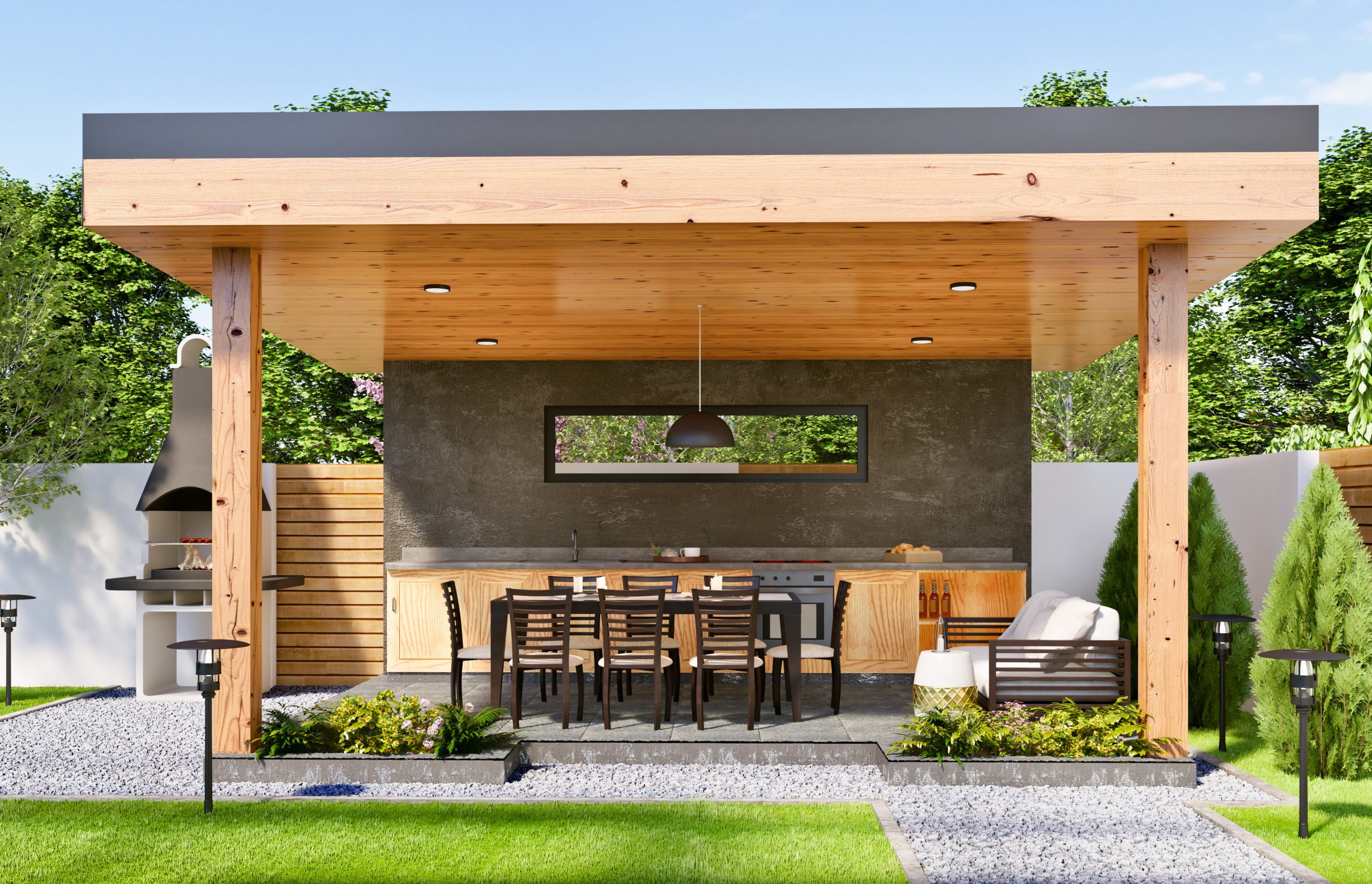 Foișorul este un loc perfect de relaxare în aer liber