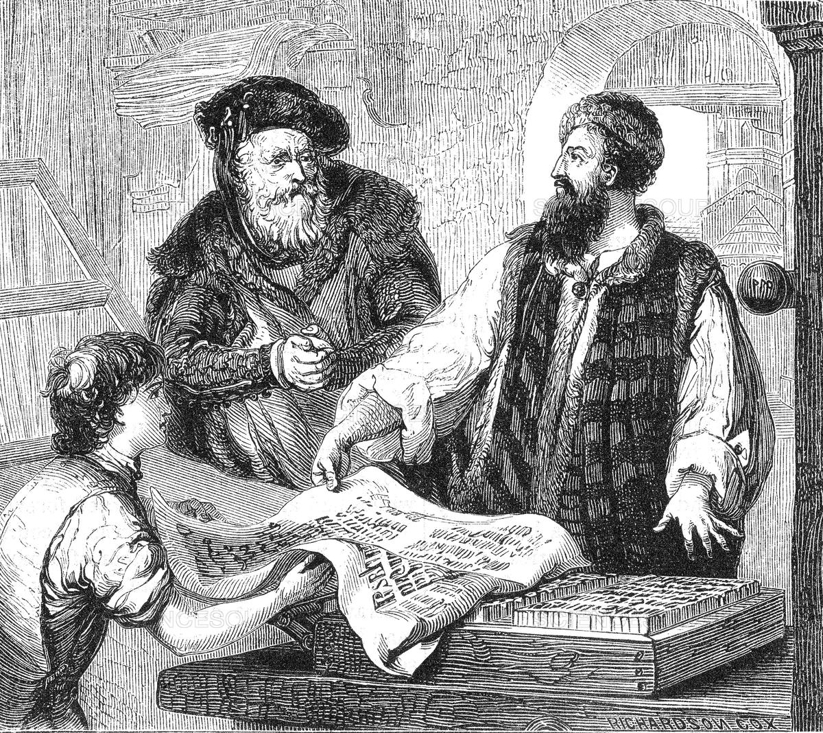 Johannes Gutenberg a scris prima Biblie