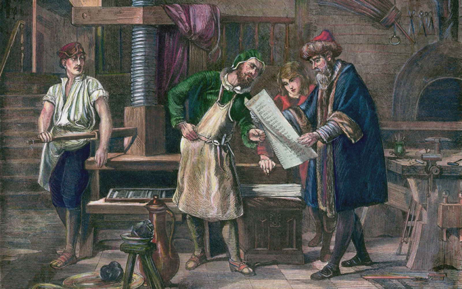 Johannes Gutenberg si tipografia