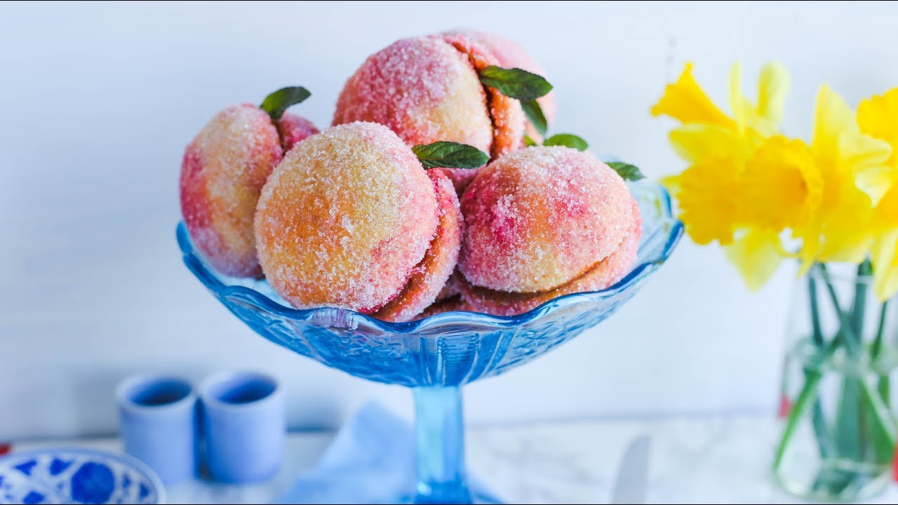 Piersici umplute cu cremă. Rețeta pentru prăjitura copilăriei de la JamilaCuisine