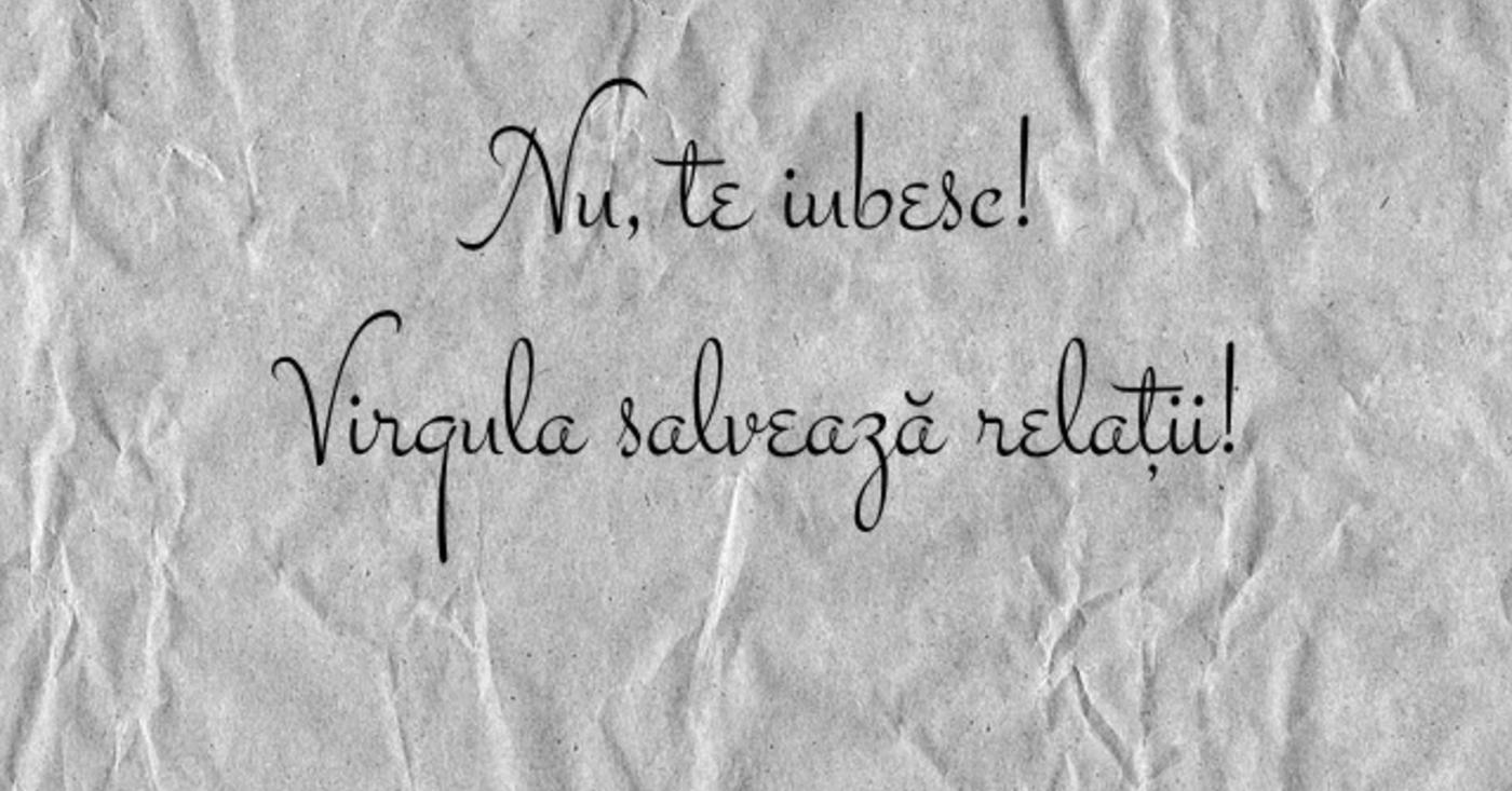 Când se pune virgula