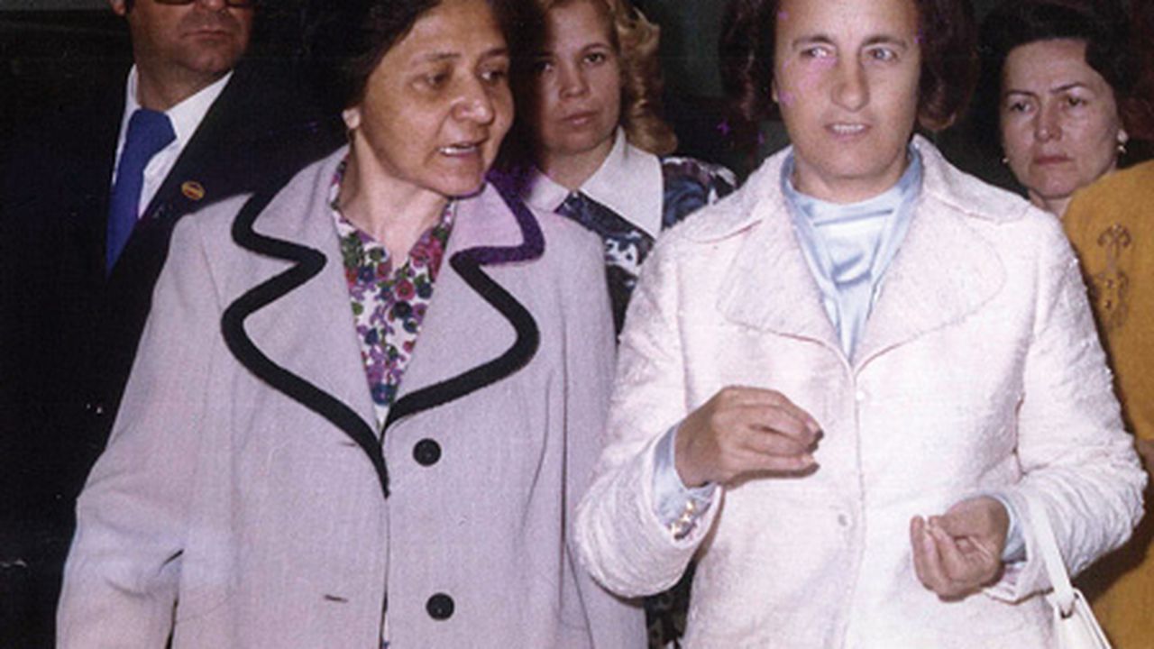 Emilia Macovescu și Elena Ceaușescu