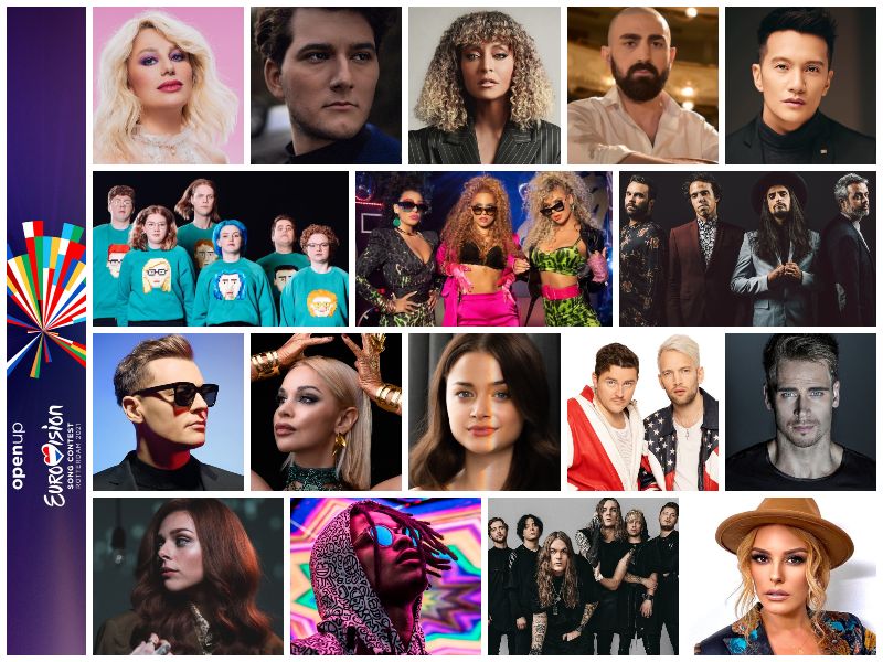 Artiști semifinala 2 Eurovision 2021