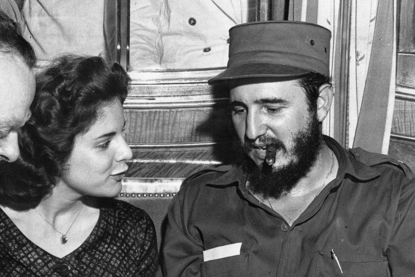Marita Lorenz și Fidel Castro