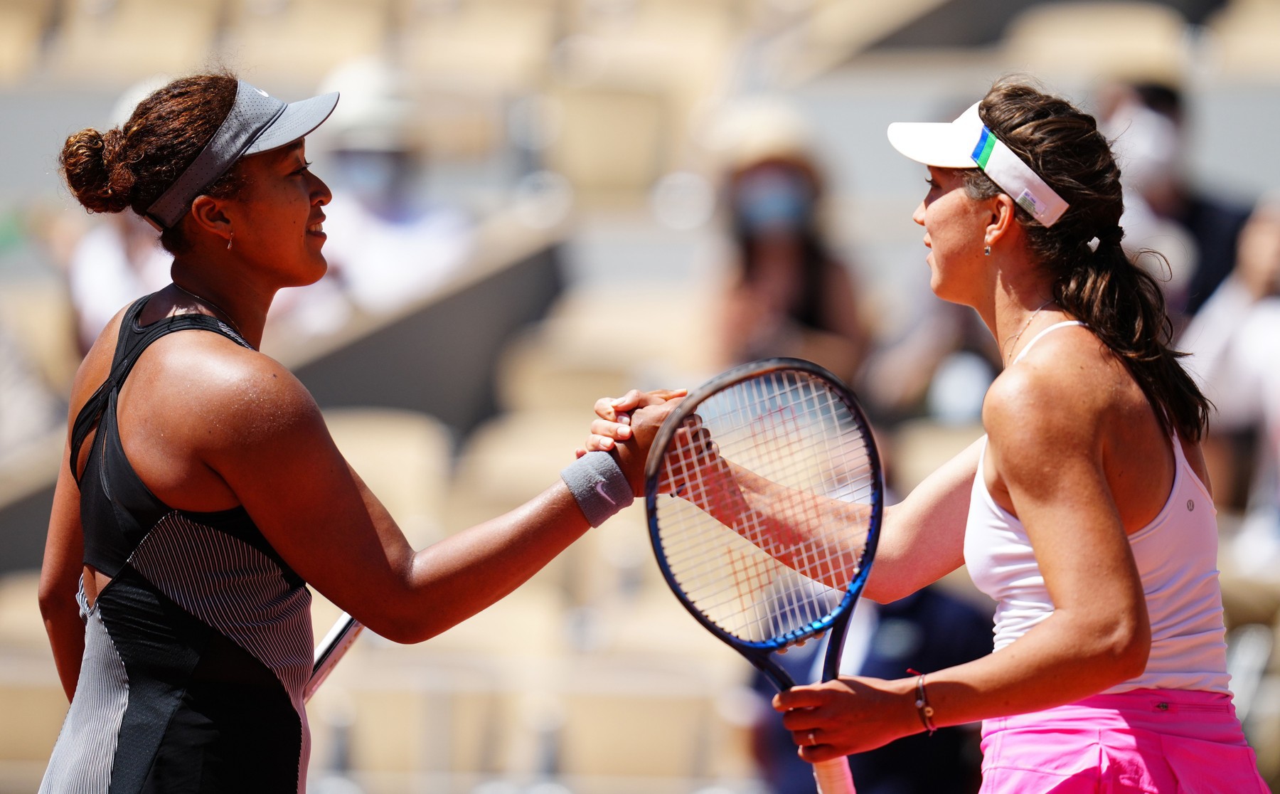 Naomi Osaka și Patricia Țig la Rolan Garros 2021