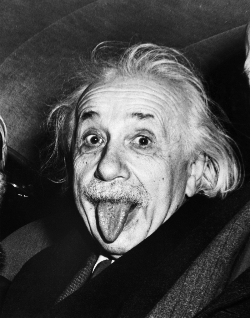 Fotografie memorabilă cu Albert Einstein
