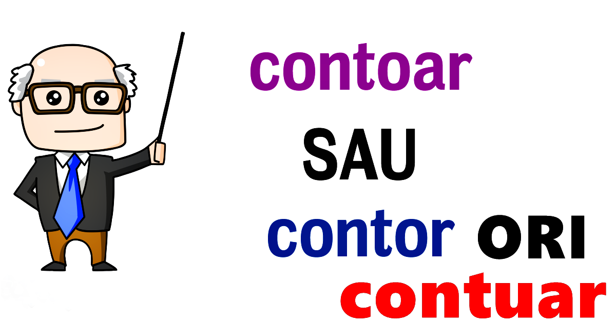 cum se scrie corect: contor sau contuar