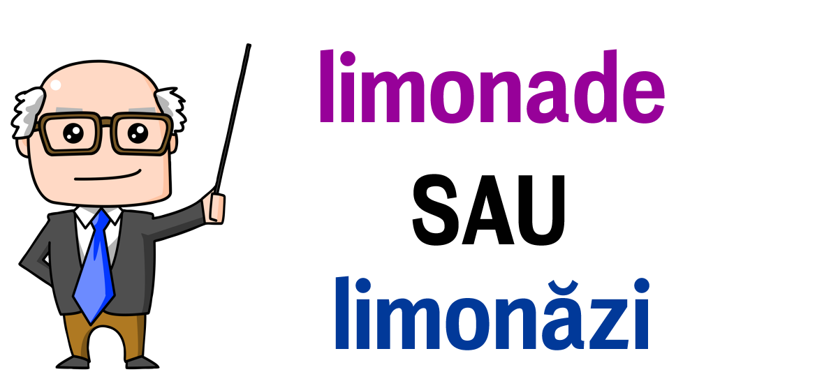 Care este pluralul cuvântului limonadă