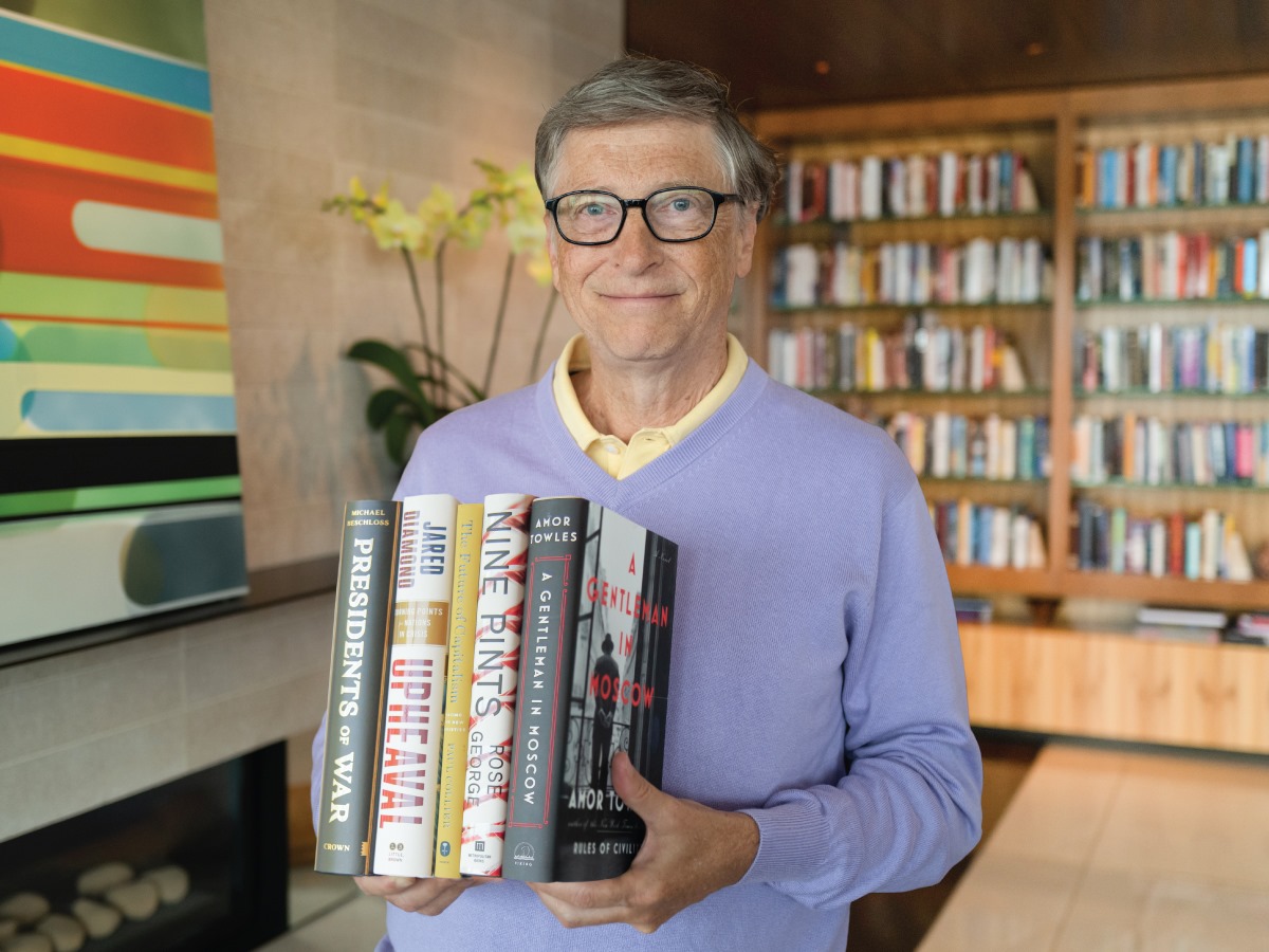 Cărți recomandate de Bill Gates pentru vara 2021