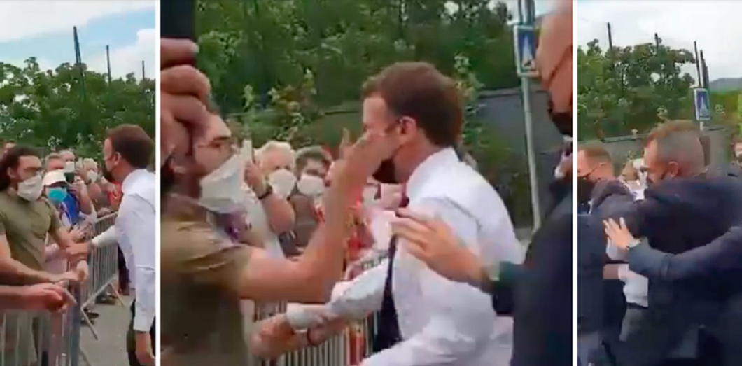 Ce pedeapsă a primit bărbatul, care l-a pălmuit în public pe Emmanuel Macron