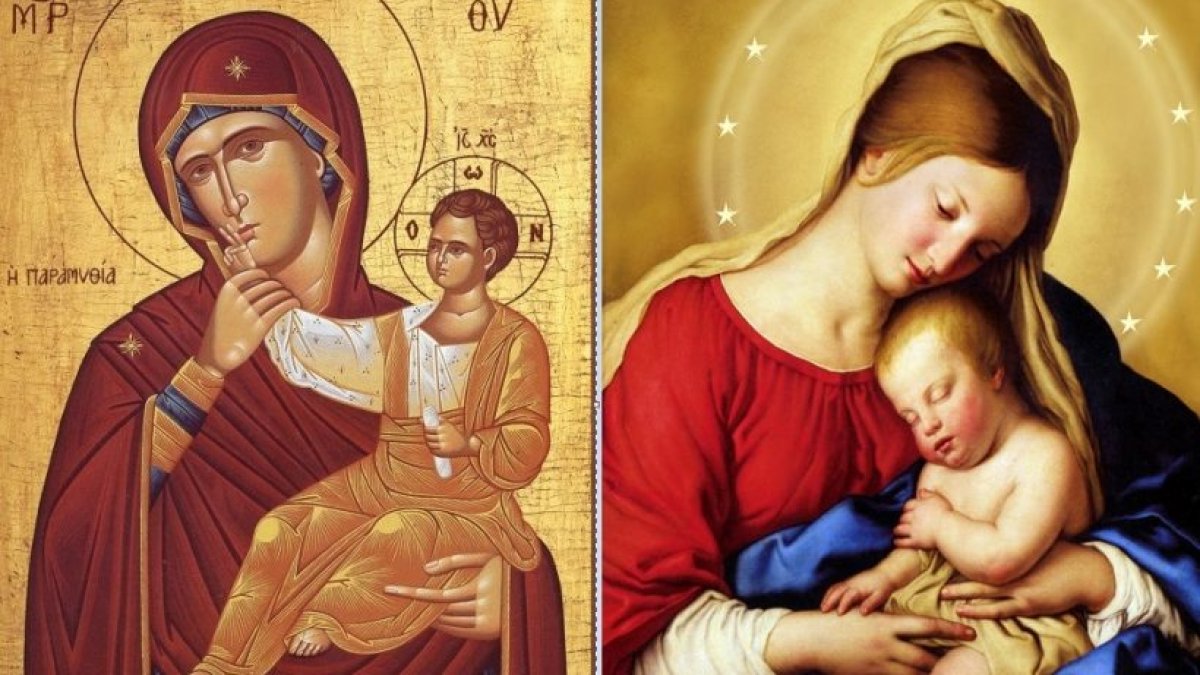 Icoană ortodoxă vs. icoana catolică