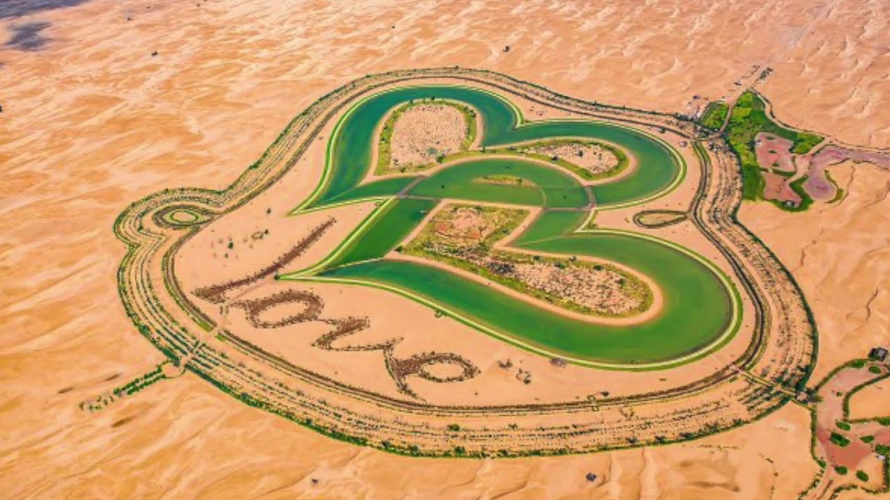 Lacul Iubirii din Dubai. Imagini uimitoare cu una dintre cele mai impresionante atracții turistice