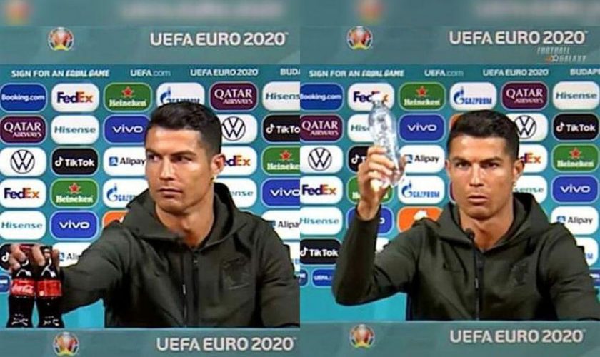 Pierdere majoră pentru Cola-Cola, după gestul făcut de Cristiano Ronaldo